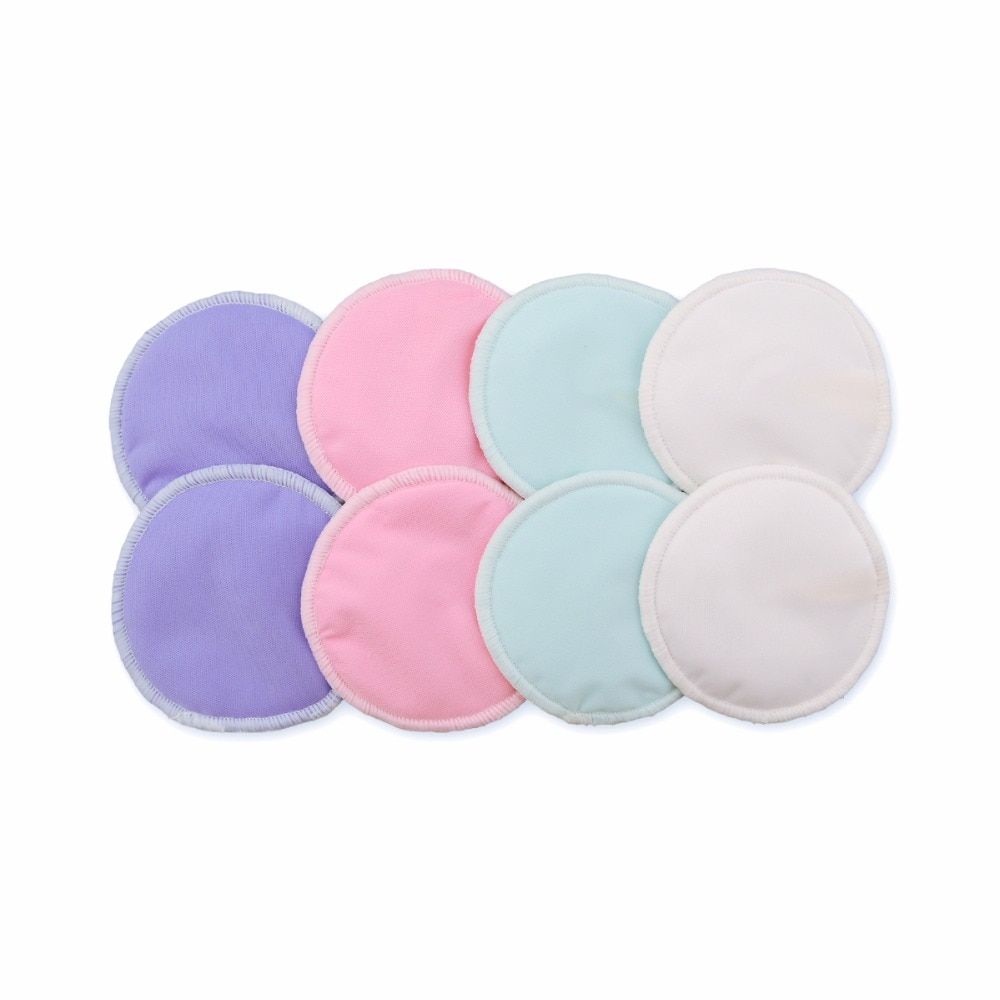 8pcs per Lot Alvababy Super Soft Arc Bamboo Breast Pad Nursing Pads For Mum Washable Feeding Pad