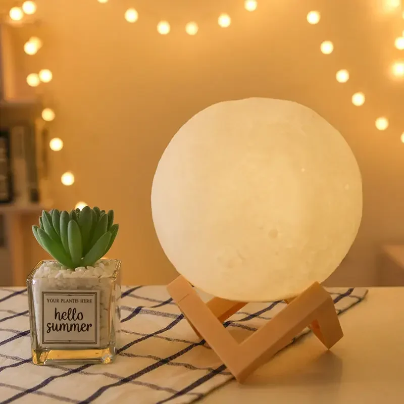 Luxus Sternenlicht Tischlampe - Kristall-inspiriert Rund - Solarbetrieben