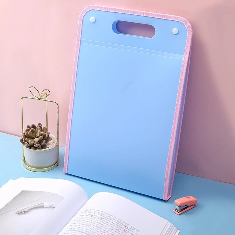 A4 Expanding File Folder 13 Grids Document Office Supplies Business Organizer Stationery File Bag Pouch Receipt Folder: 8