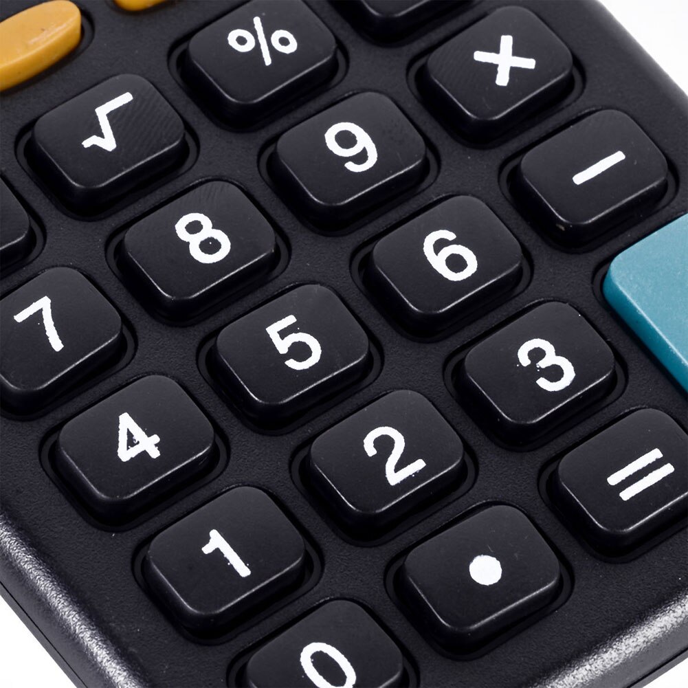 Mini kannettava tasku 8 numeroa elektroninen opintolaskin opiskelija koulutarvike