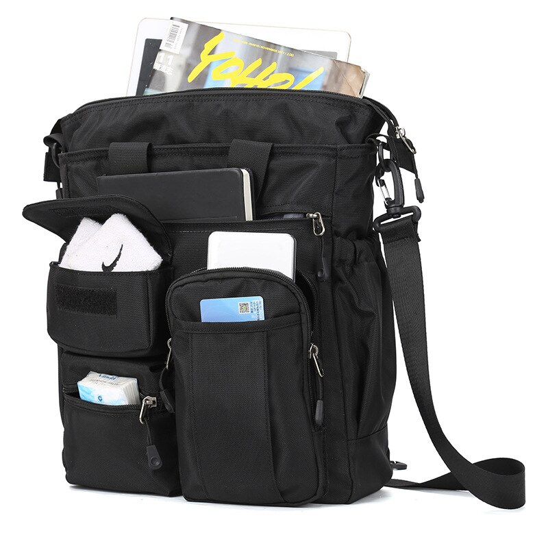 Male Bag Tote-Bag Messenger-Bags Handbag-Capacity Vintage High Casual Men Casual Men Shoulder Bag