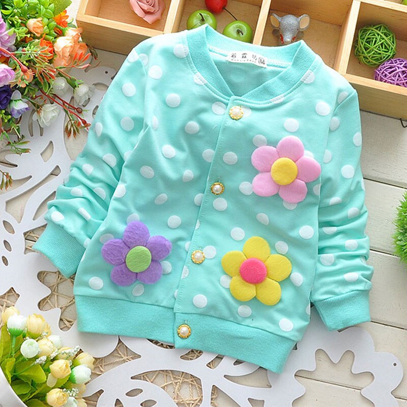 baby kleding lente meisjes Kids katoenen jassen voor kind meisje bloemen vest baby kleding sport jas bovenkleding