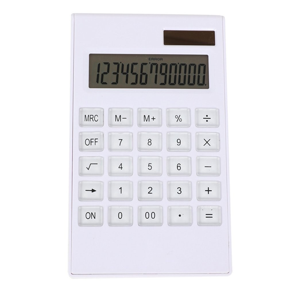 12 Digit Desk Solar Calculator Large Buttons Financial Business Accounting Tool Big Buttons For School Student