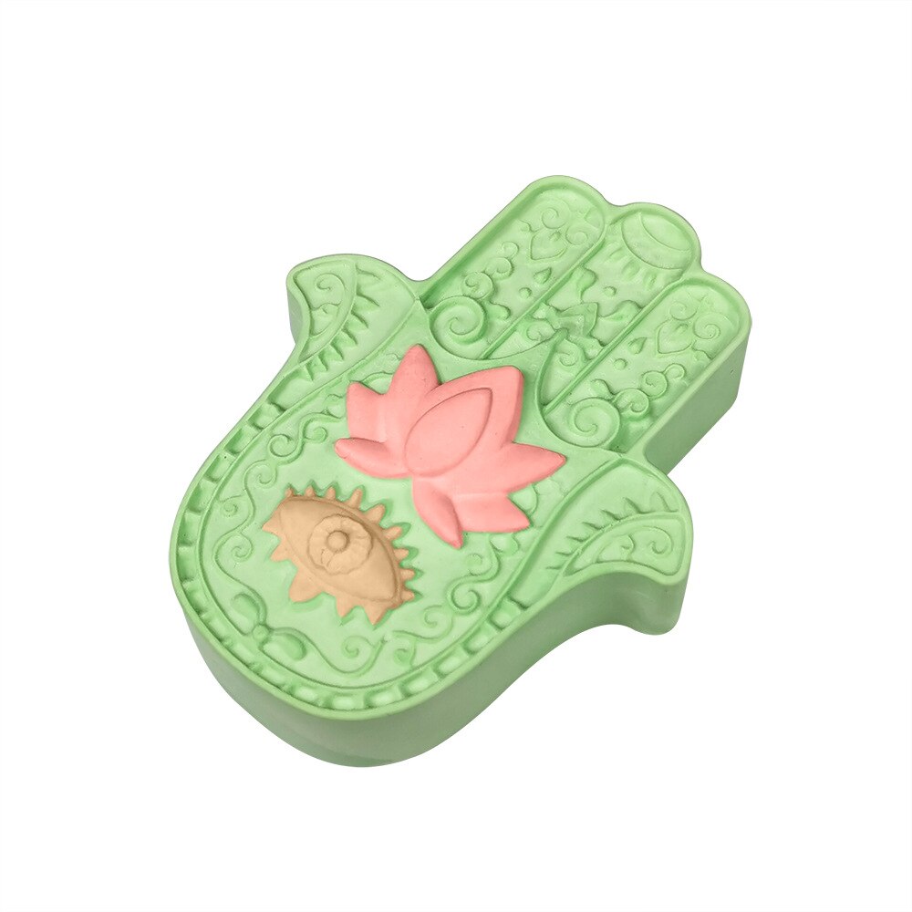 Lotus bergamot blomst håndlavet sæbe silikone form gør-det-selv hånd af fatima kageform lys krystal epoxy form kage dekoration