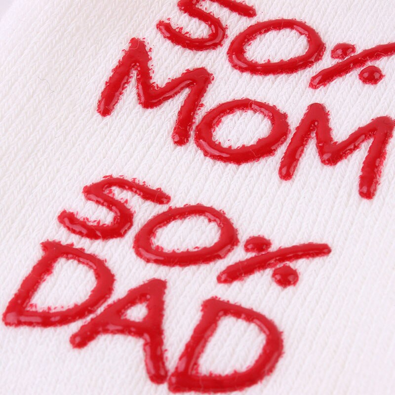 0-12 Months Newborn Socks Funny Cute Letter Baby Socks Cotton Warm Infant Toddler Anti Slip Socks