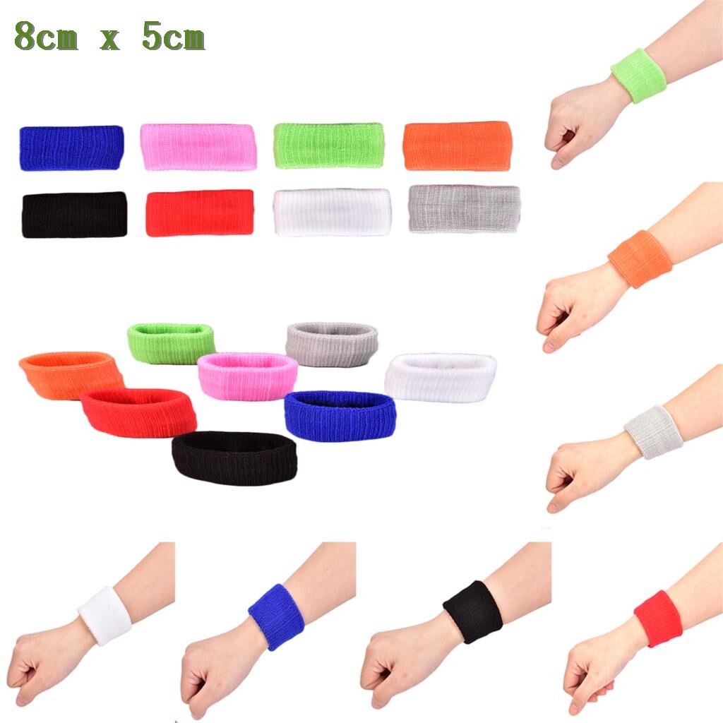 1pc torn armband sport svettband handband svett handledsstöd stag gym basket wraps skydd