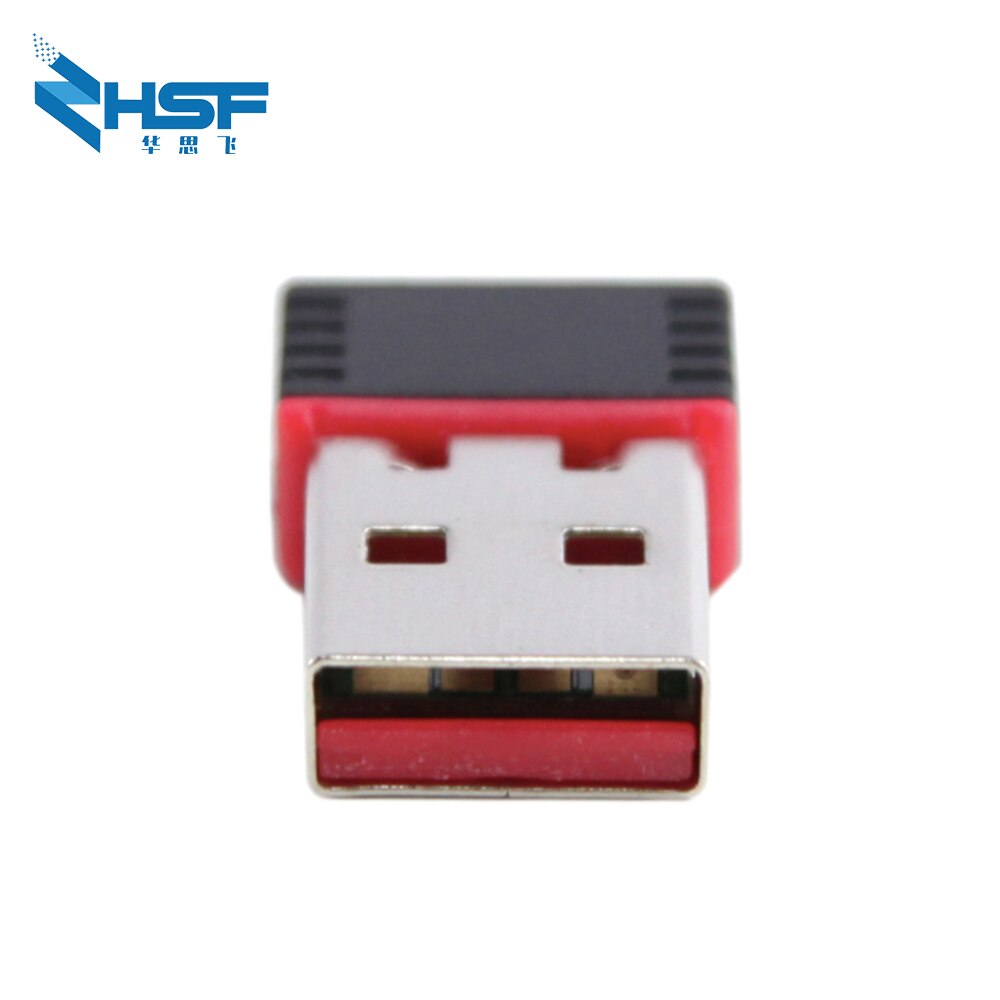 USB 2.0 adaptador sem fio Wi-fi 150Mbps placa de rede sem fio 802.11n RTL8188 chip suporta Windows Mac os sistemas Liunx: Default Title