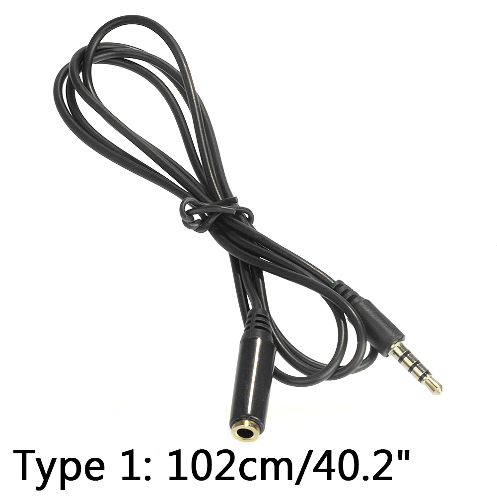 Hörlursdelare 3.5mm jack ljudkabel jack 3.5 mm hane till hane ljud aux kabel för telefon pc bil högtalare tråd aux sladd högtalare: Typ 1