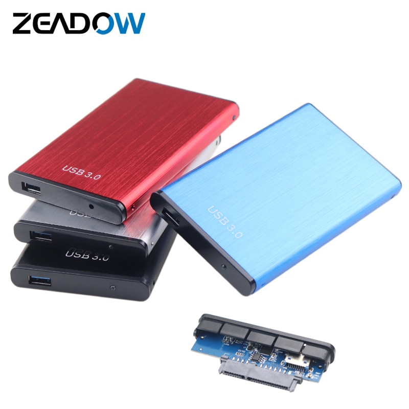 Aluminium Case Usb 3.0 Naar Sata Iii 2.5 "Externe Harde Schijf Behuizing Voor 7Mm En 9.5Mm 2.5 inch Sata Hdd/Ssd