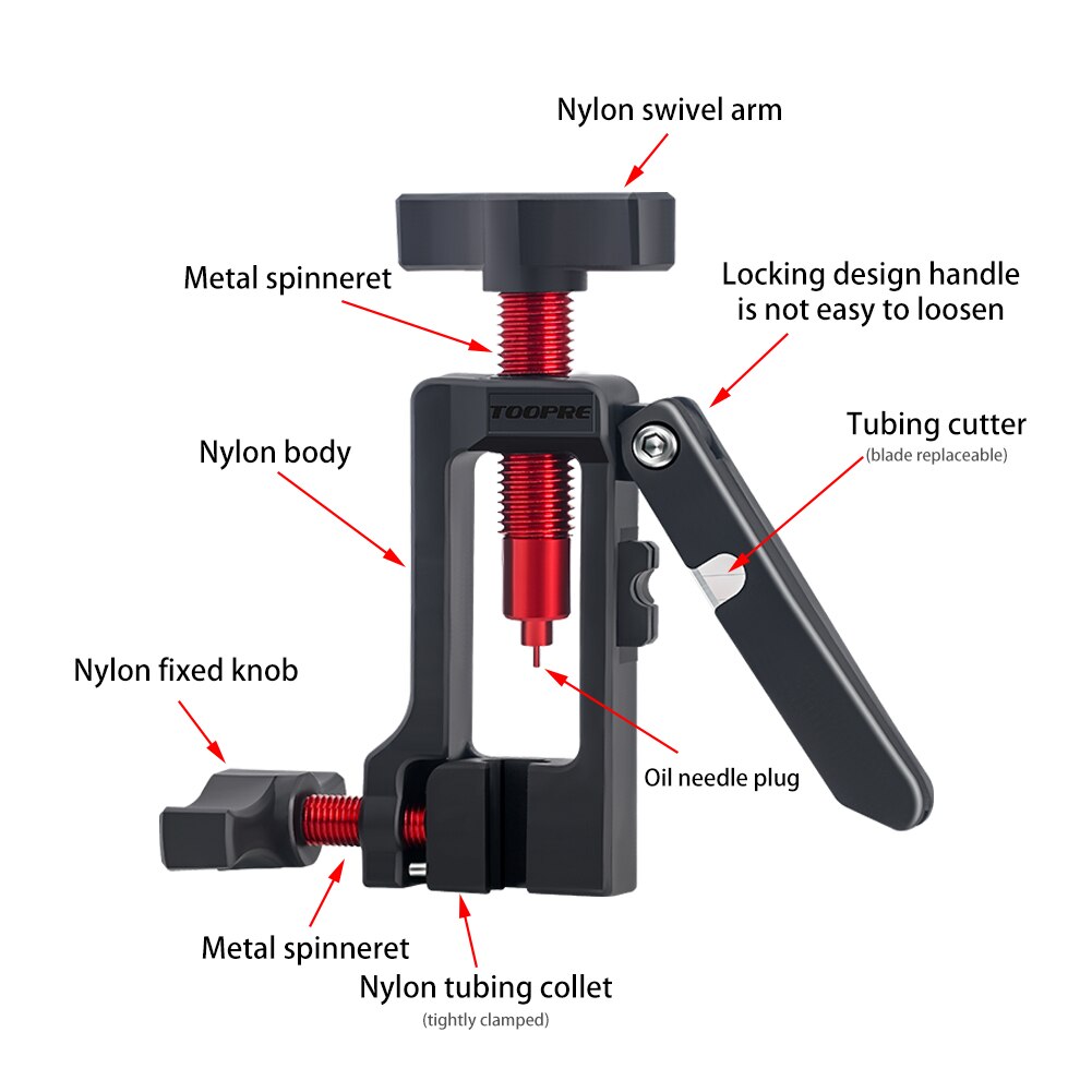 2 In 1 Aluminium Fiets Naald Tool Driver Hydraulische Schijfrem Slang