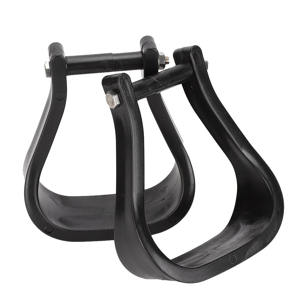 1 Pair Durable Plastic Western Saddle Stirrup Pedal Comfortable Safe Horse Riding Equipment Step On Horse Horse Training