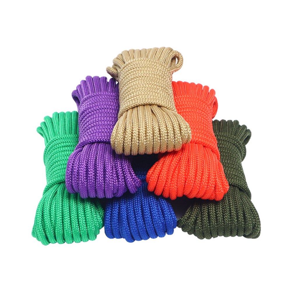 Dia.10mm Paracord Schlüsselband Seil Überleben Fallschirm schnur ein Kern solide für draussen-Camping Kletterseil Wandern DIY Armbinde