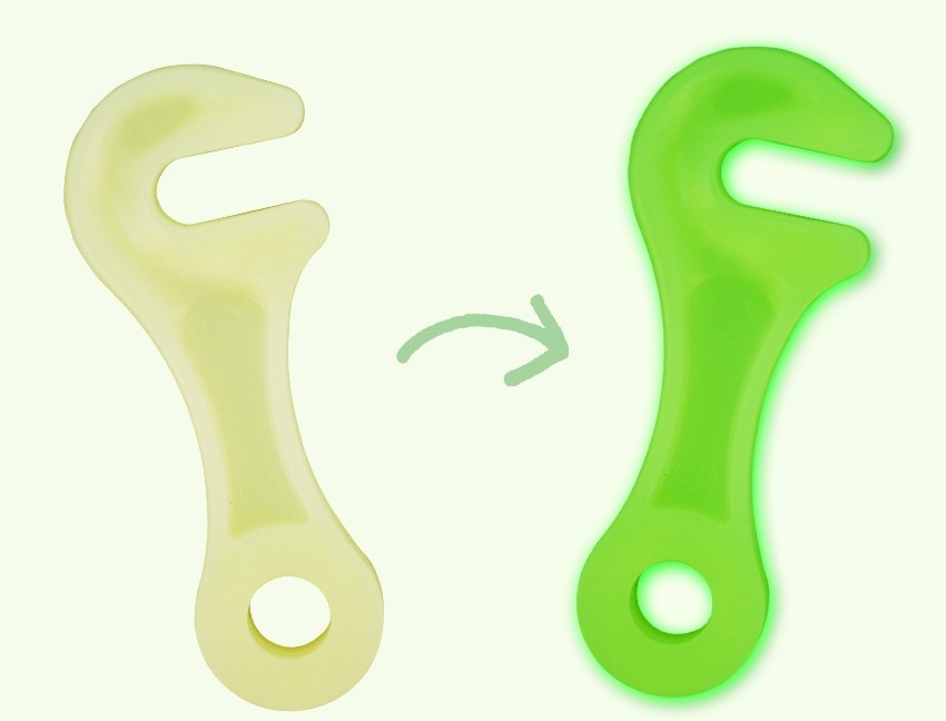 10 stk/parti natlysende campingtelt låse snor reb fastgørelsesanordning fyr line strammere