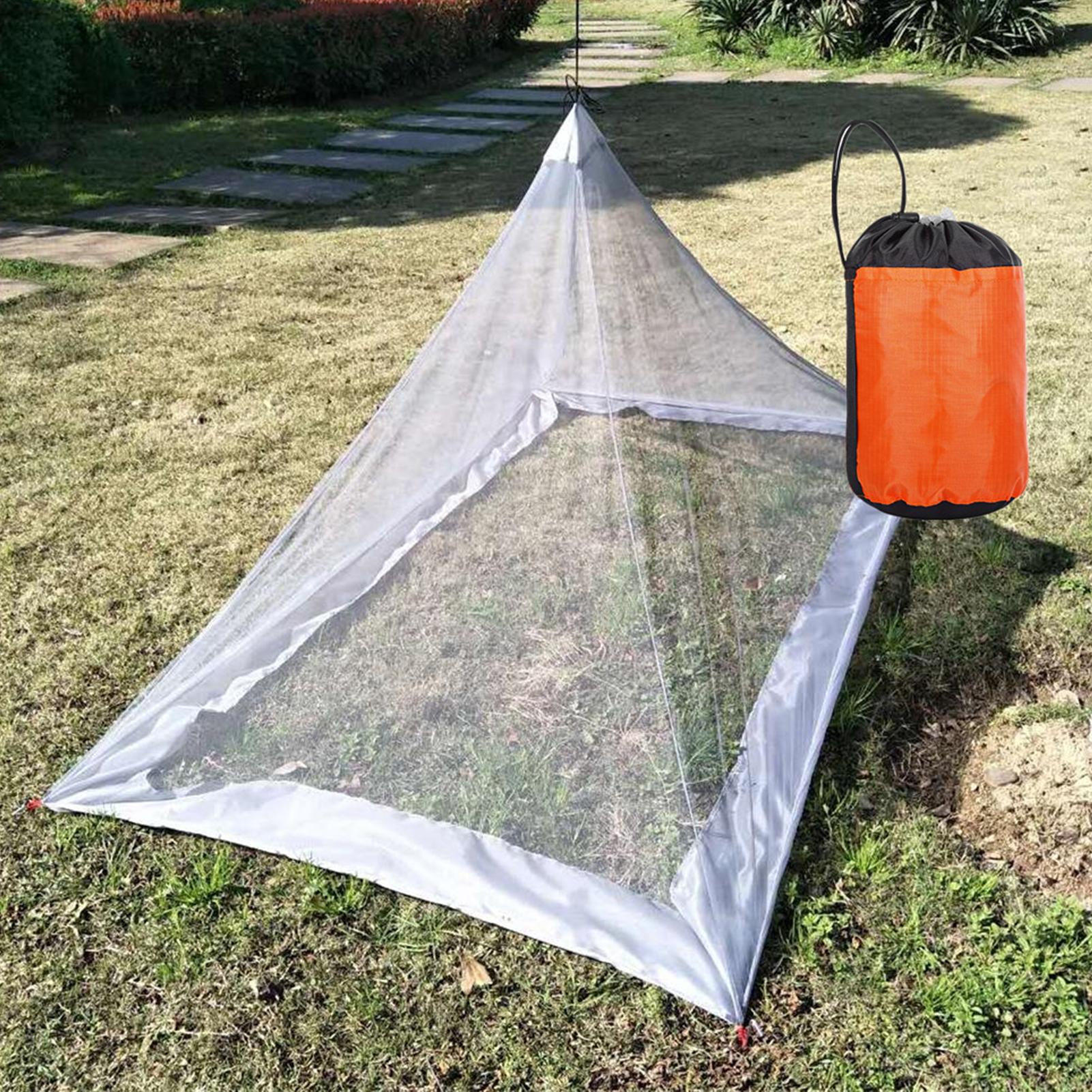Portable Triangle moustiquaire Anti-insecte voyage Camping tente fournitures de plein air pour pique-nique survie escalade pêche
