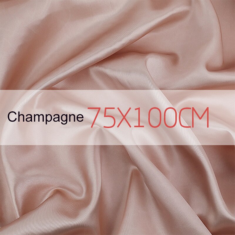 Photography Backdrops Artificial Silk Cloth Studio Photo Still Life Shoot Fotografia Soft Satin Fabric for Background Accessorie: 75 Champagne