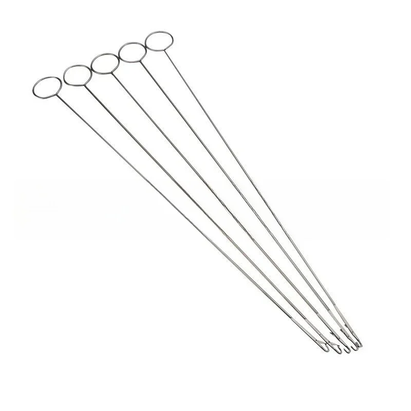 Crochet de retournement de boucle de couture en acier inoxydable, Tubes de tissu tournant, bandes de ceinture, accessoires d'outils de bricolage faits à la main