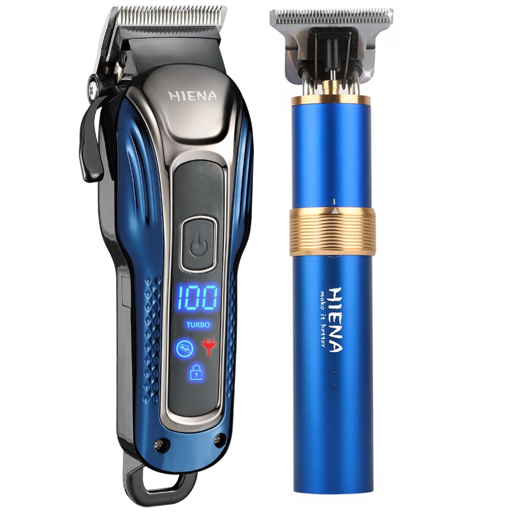 Electric LCD Hair Clipper Trimmer For Men Rechargeable Shaver Beard Barber Hair Cutting Machine Four-Color USB: 6