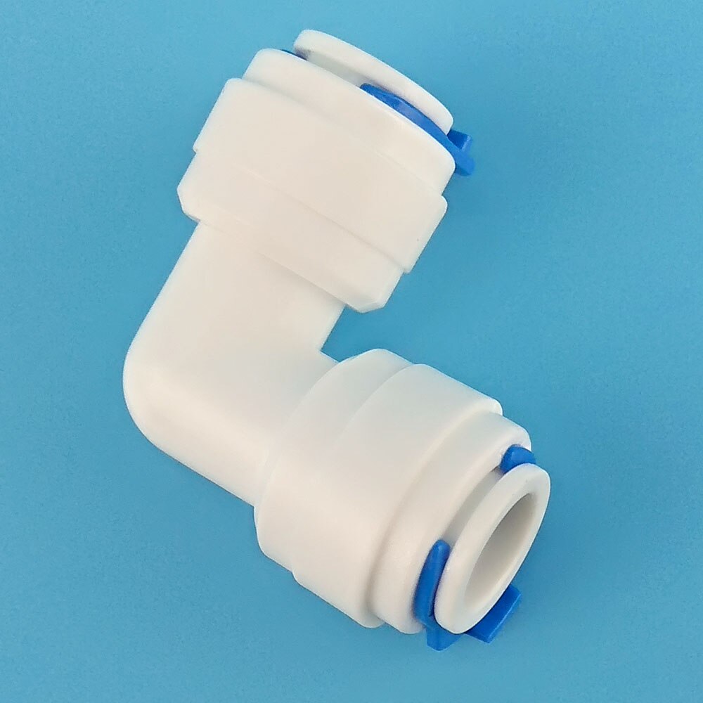 3/8 " albuekobling 3/8 " od slange hurtigkobling l-type hurtigkoblinger plastskjøter albueforbindelseskobling