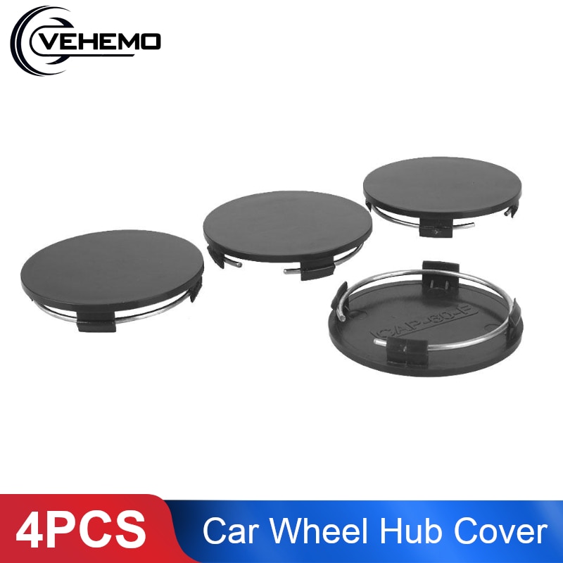 Vehemo Geen Logo Wielnaaf Cover Band Naafdeksel Duurzaam Auto Styling Hub Cap Spare Auto Wheel Cover Premium voor 60 Mm-56.8 Mm