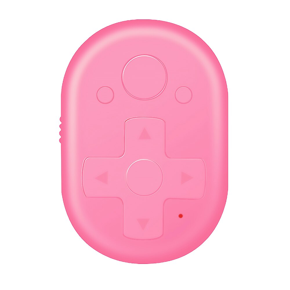 Wireless Bluetooth Remote Camera Shutter Release Button For Selfie Camera Controller Bluetooth Remote Button For iPhone Android: Pink