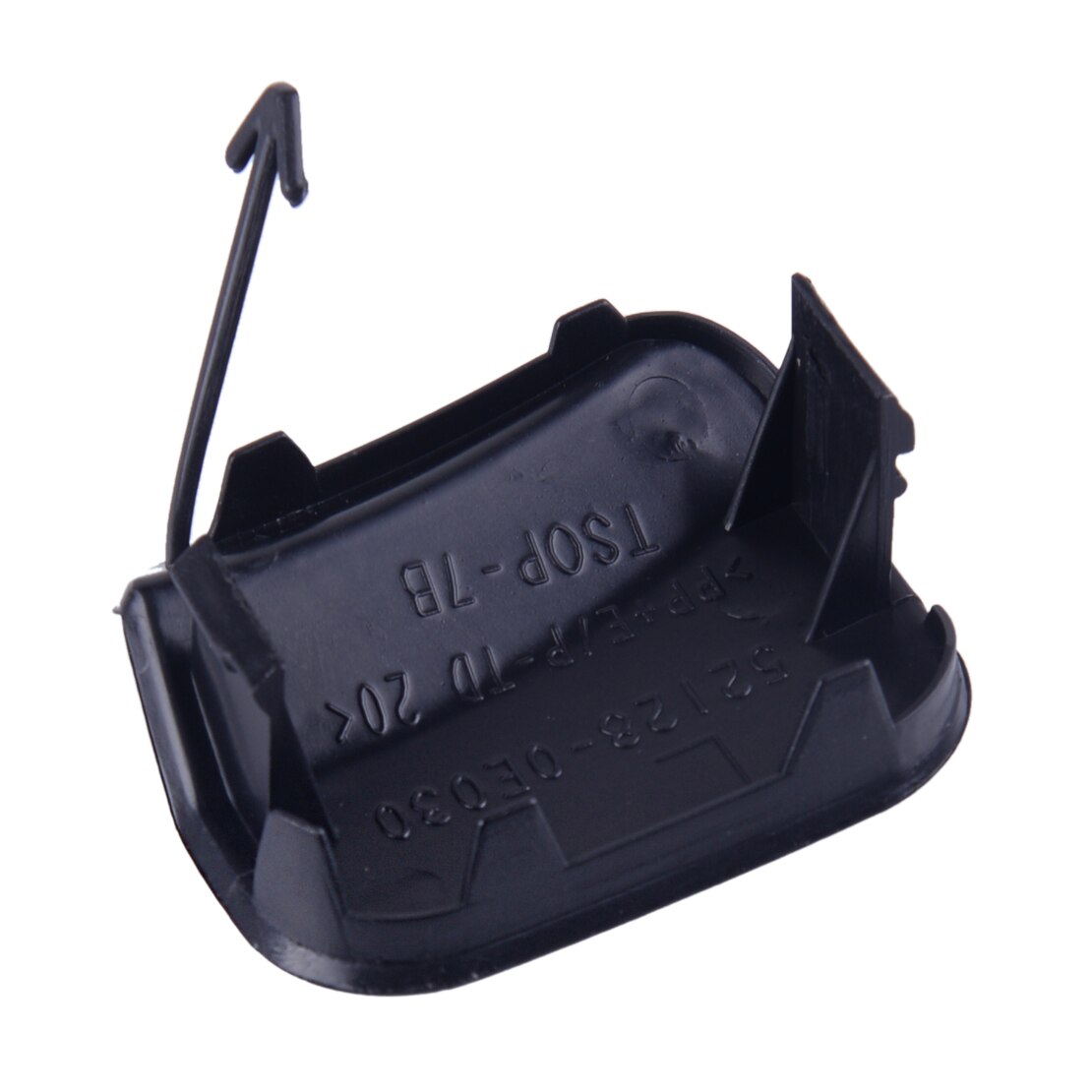 Cubierta de ojo de gancho de remolque de plástico para parachoques de coche izquierda y frontal derecho beler compatible con Toyota Highlander