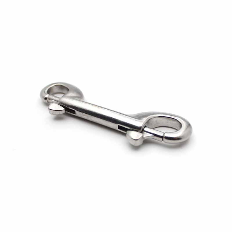 1pcs Stainless Steel Swivel Quick Release Boat Anchor Chain Snap Buckle Double Bolt Snap Hook Stainless Steel Bolt Snap Buckle
