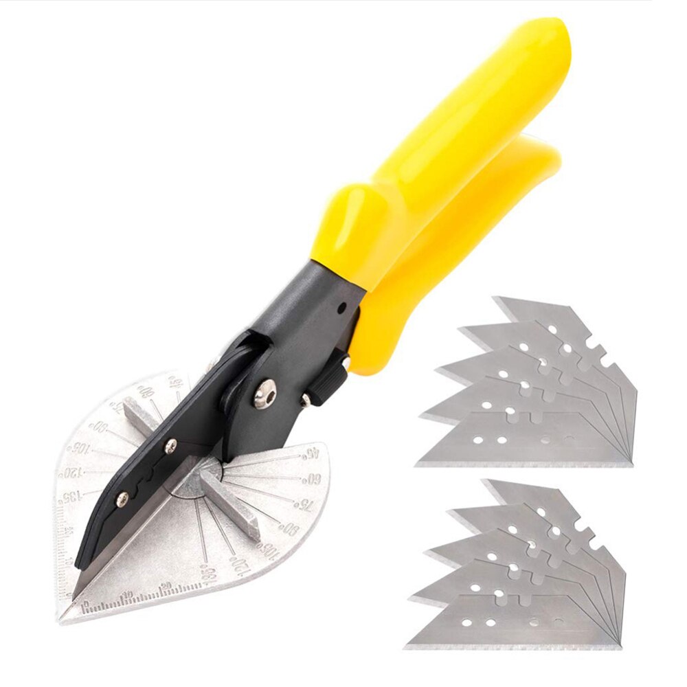Woodworking 45 degree 90 degree edge card edge angle scissors multifunction angle scissors/wire slot cutter Scissors: B