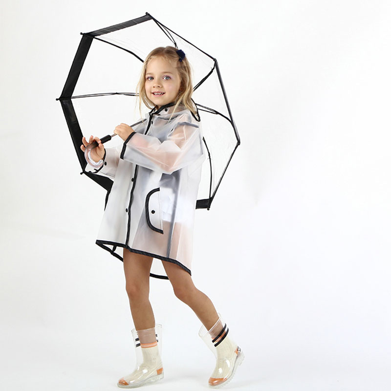 Kids Rain Umbrella Girls Transparent Umrella Art Shade Fold Umbrella Children Madonna Paraguas Olycat Starry Night QZH010: Default Title