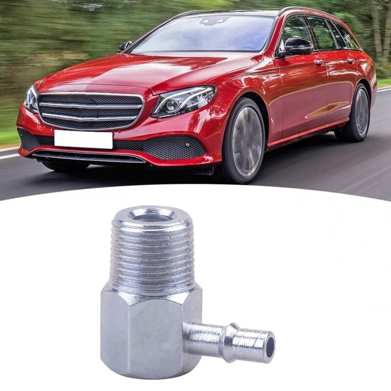 Intake Manifold Vacuum Fitting 90 Degree 3/8 NPT-1/4 Hose Nipple 4535Z