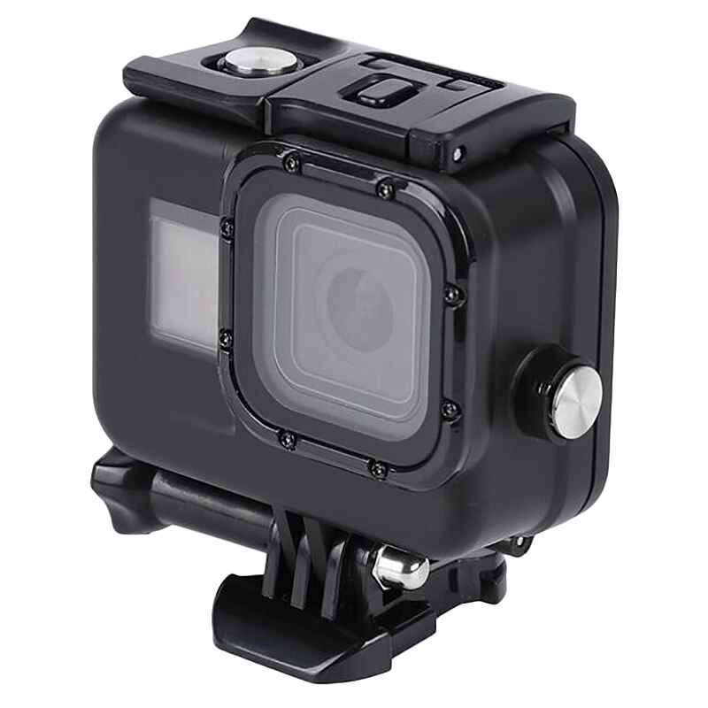 60m undervands vandtætte etuier til gopro hero 8 sort dykkerbeskyttelsescover husholder til go pro 8 tilbehør med 3 farver