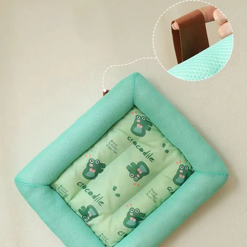 Cojín refrescante de verano para cama de Gato, almohadilla de hielo para perro, estera cuadrada para dormir para cachorros, perros, gatos, perrera para mascotas, , frío