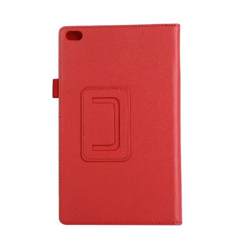 Pour Lenovo Tab 4 8 Plus TB-8704X TB-8704F TB-8704N Housse Folio PU Étui En Cuir pour Lenovo Tab4 8 Plus Étui Pour Tablette: red