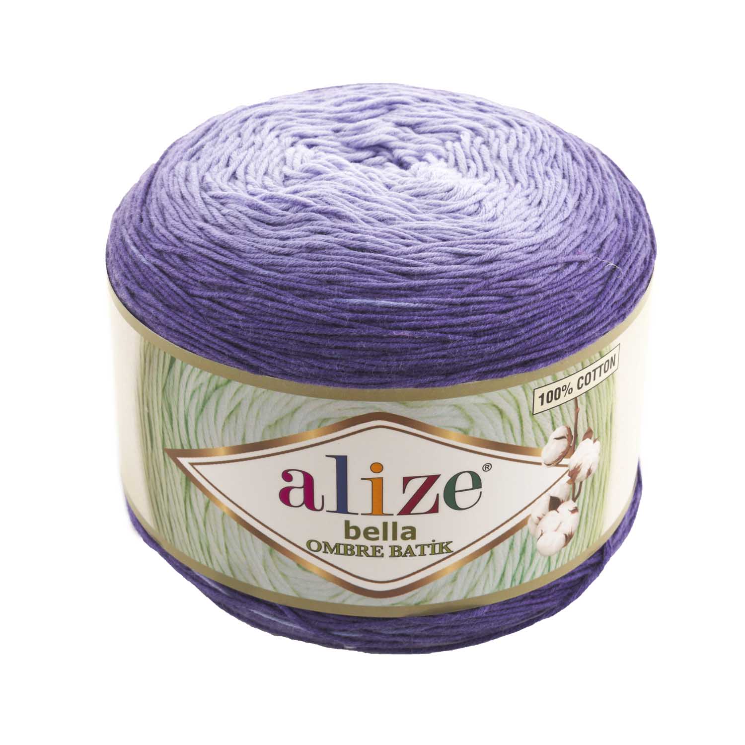 % 100 Katoen 1 Pack ( 2 Ballen) Alize Bella Ombre Batik Hand Breien Garen (1 Bal: 250 Gram 900 Meter) Haak Tool Kit: 7406