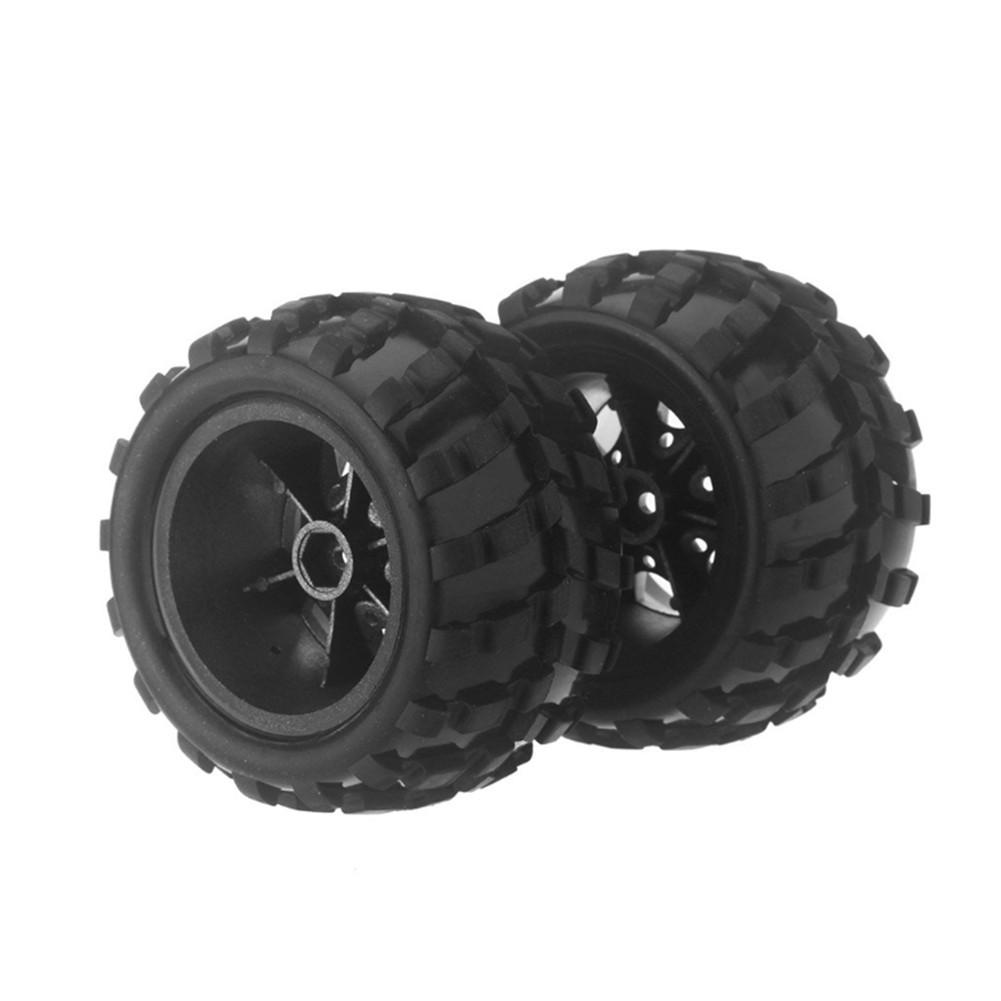 2/4pcs RC Car Tires Rubber Mini Tire Set Wheel Rim Tyre RC Vehicle Parts For WLtoys A979 A979-B A979-A A979-02