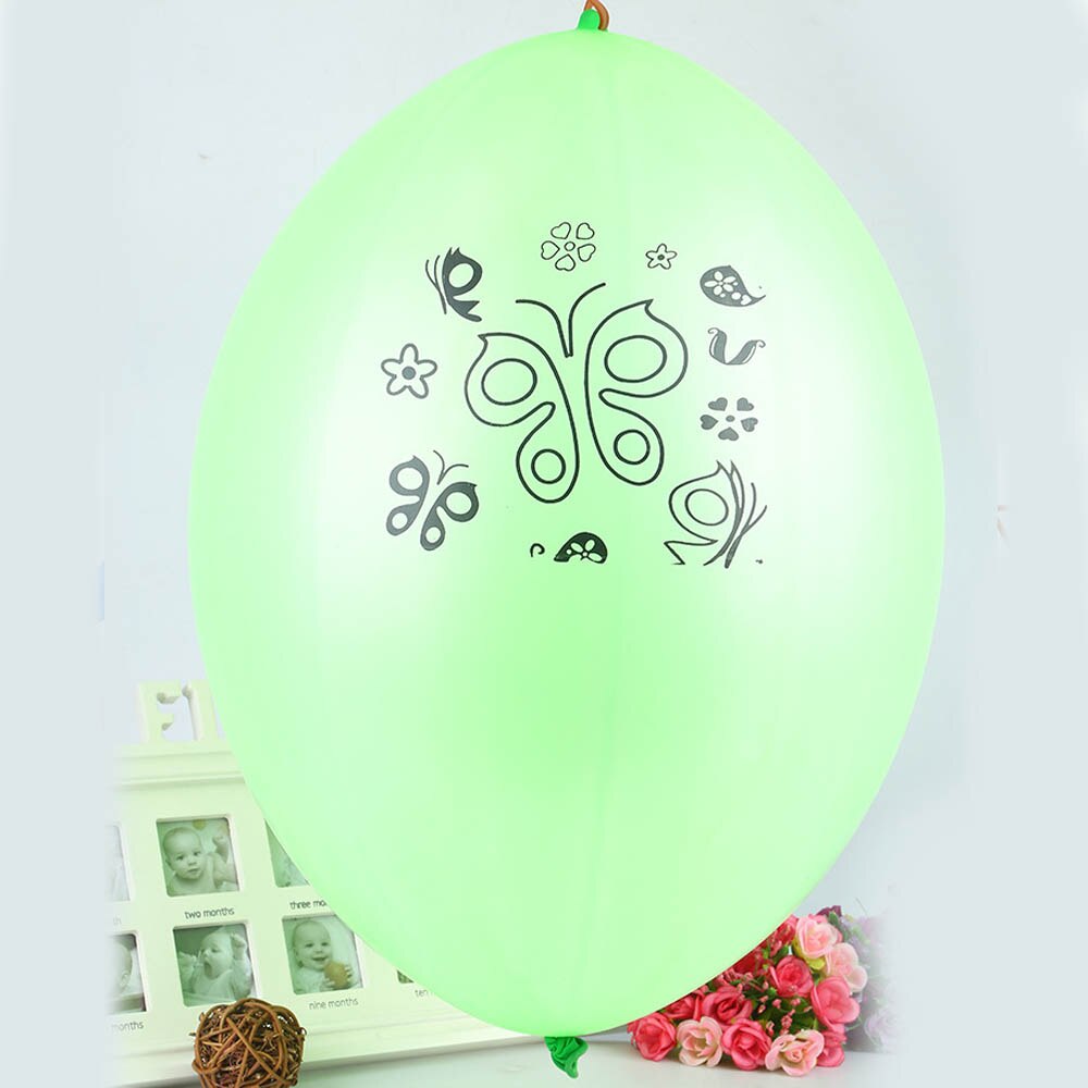 50Pcs Ponsen Ballonnen Opblaasbare Latex Ronde Hand Pat Ballon Ponsen Bal Ballon Met Rubber Band Handvat Speelgoed Voor Verjaardag