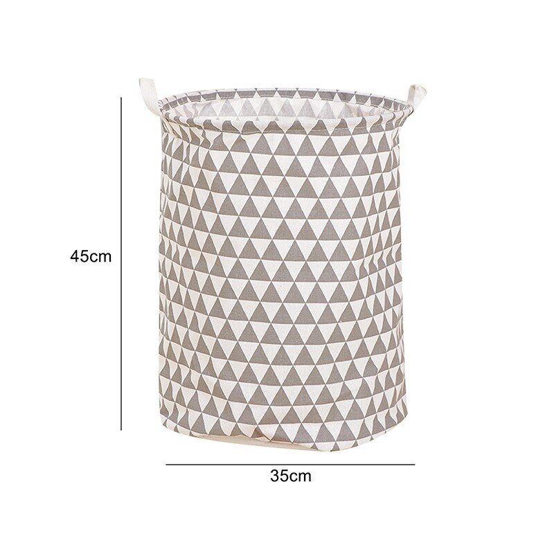 Organisator Canvas Wasmand Waterdichte Grote Capaciteit Wasmand Vuile Kleren Opslag Mand Speelgoed Thuis Opslag Bin 45x35: 2