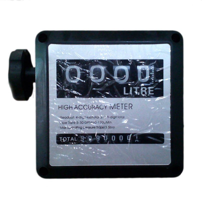 Water Flow Meter sensor flowmeter fuel gauge caudalimetro gasoline diesel Fuel Oil flow indicator counter G1.0 4-digit 0-9999L