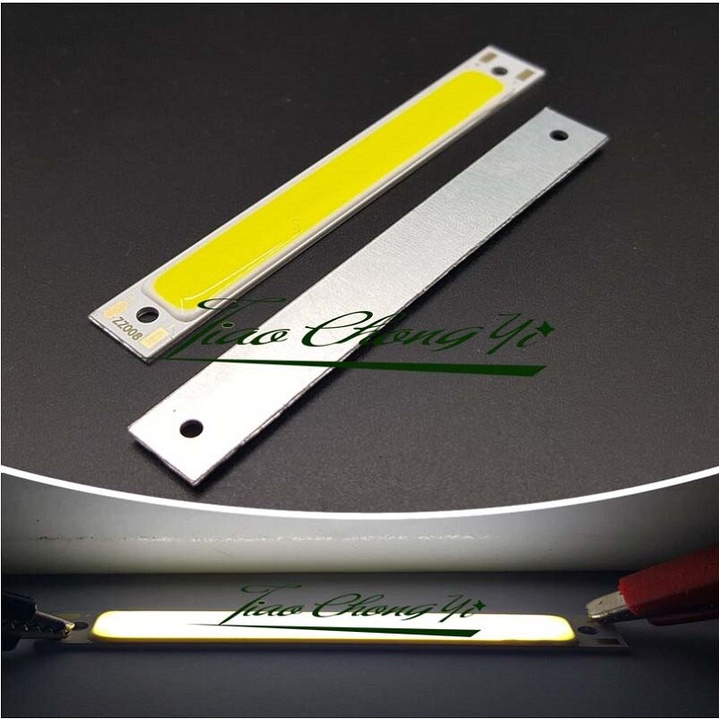 10pcs 3v 3w L60x8mm red light blue light cold white cob led module 70lm COB strip