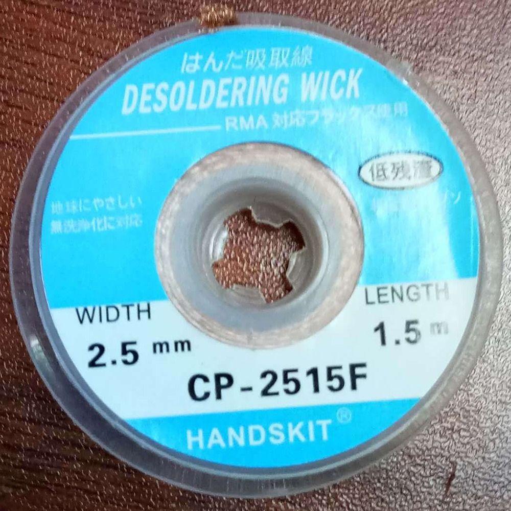 1.5/2.0/2.5/3.0/3.5mm fjernelse af værktøj svejsning kobber loddetråd tinlodning fjernelse aflodning fletning tape loddevæge