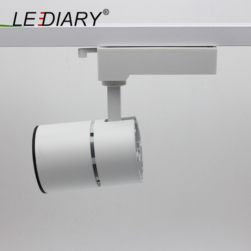 LEDIARY Top LED Track Lampe 15 W 220 V 15 Grad 2 Drähte Kommerziellen Beleuchtung Shop Mall Hotel TOYO ganze Aluminium COB RA85
