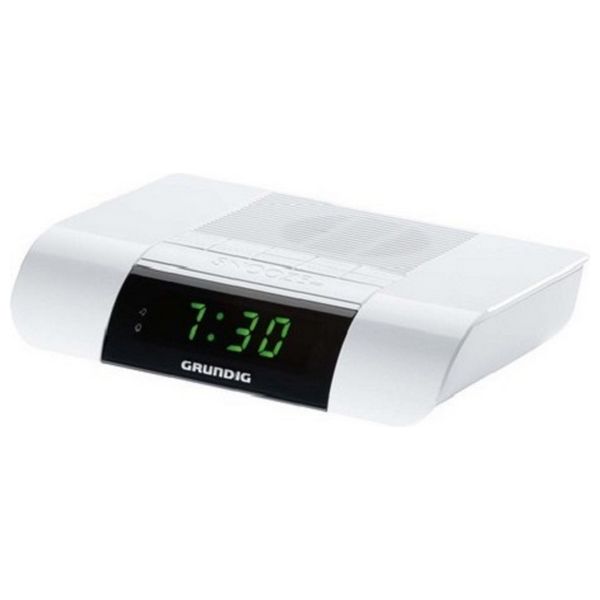 Orologio-Radio Grundig SONOCLOCK KSC 35 portato FM Bianco