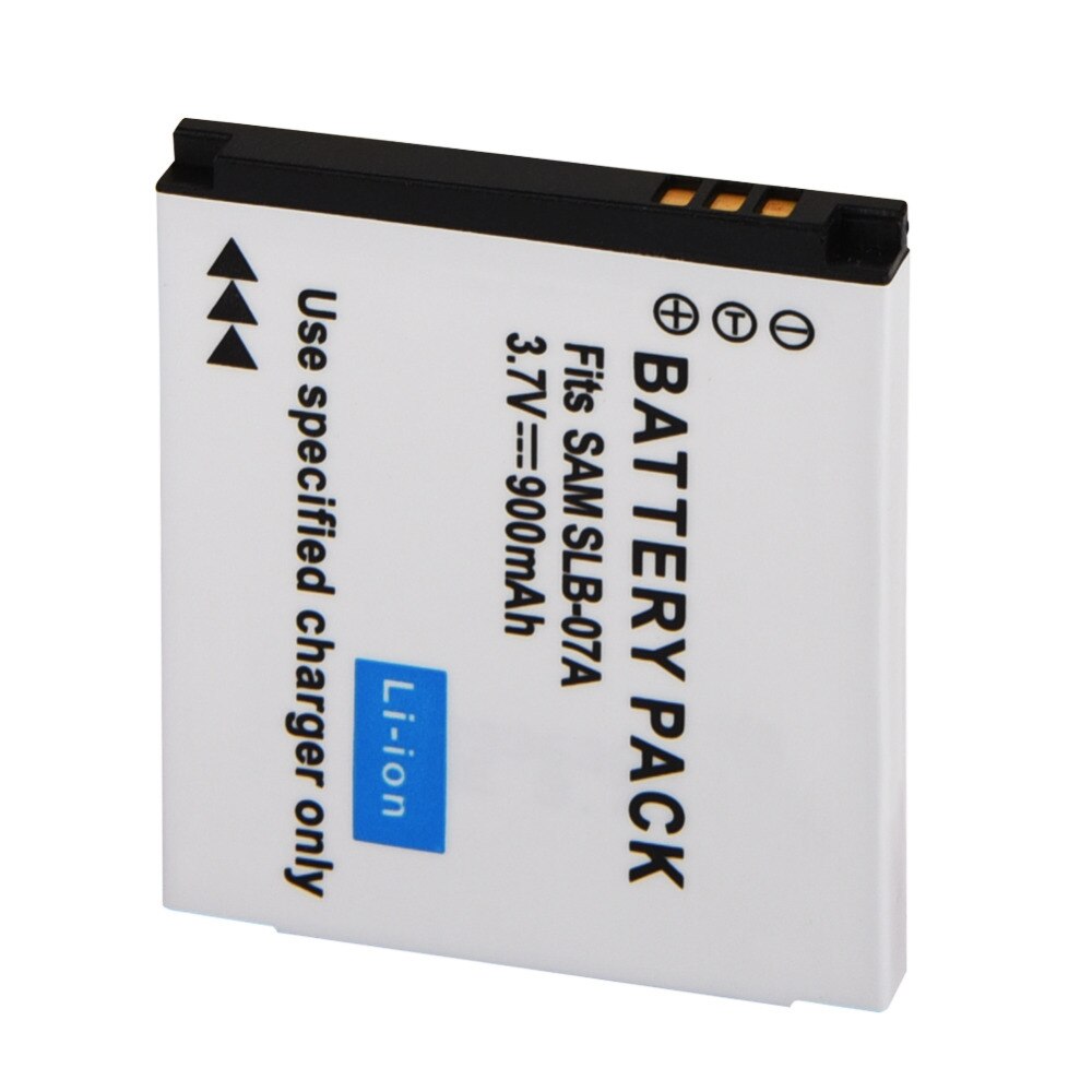 1pc 900mAh SLB-07A SLB07A Rechargeable Li-ion Battery For Samsung ST45 ST50 ST500 ST550 ST600 PL150 SLB 07A Battery Bateria