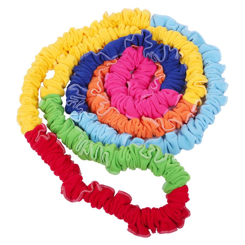 Elastische Fleece Coöperatieve Stretchy Band 12 Voeten Integraties Dynamische Beweging Oefening Latex Band Stretchy Prop Voor Groep Grote