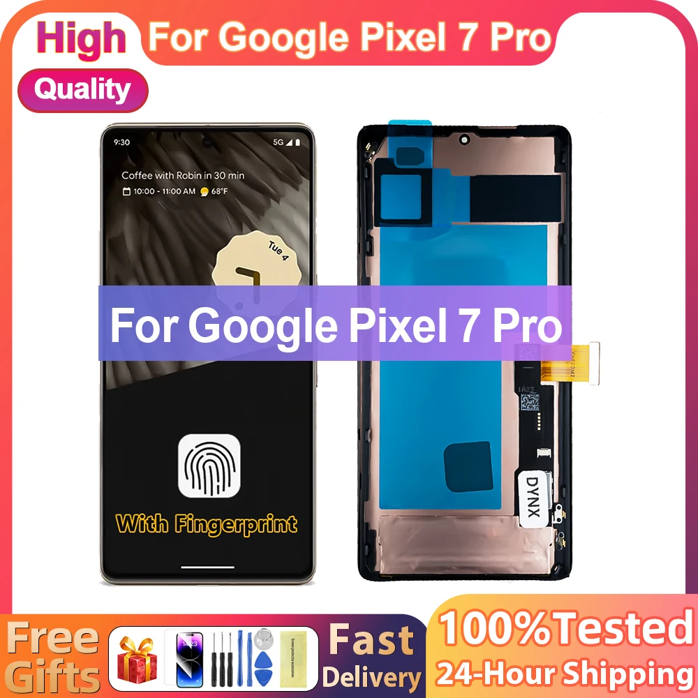 Pantalla Lcd de 6,7 pulgadasSuper AMOLED para Google Pixel 7 Pro, repuesto de pantalla táctil Digital para Google Pixel7 Pro GP4BC GE2AE