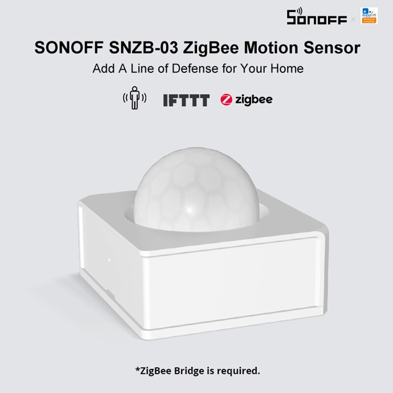 Sonoff SNZB-03 Zigbee Motion Sensor Smart Home Detecteren Alarmen Werk Met Zigbee Brug Smart Home Security Voor Android Ios