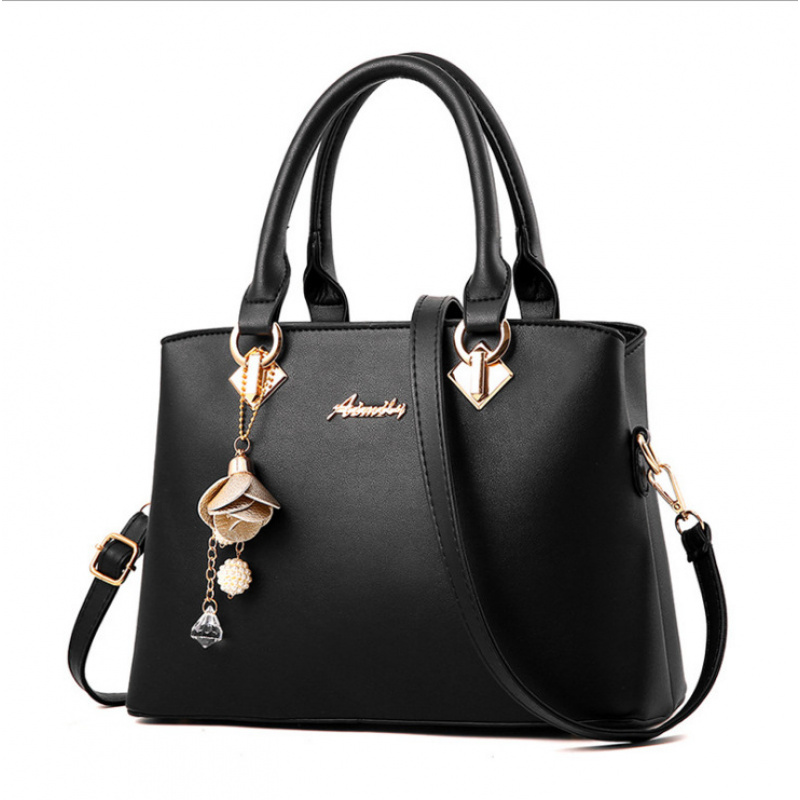 Korean PU Handbag - Detachable Crossbody Bag with Metal Accents 6 Colors111111111111111111111111111111111111111111111111111