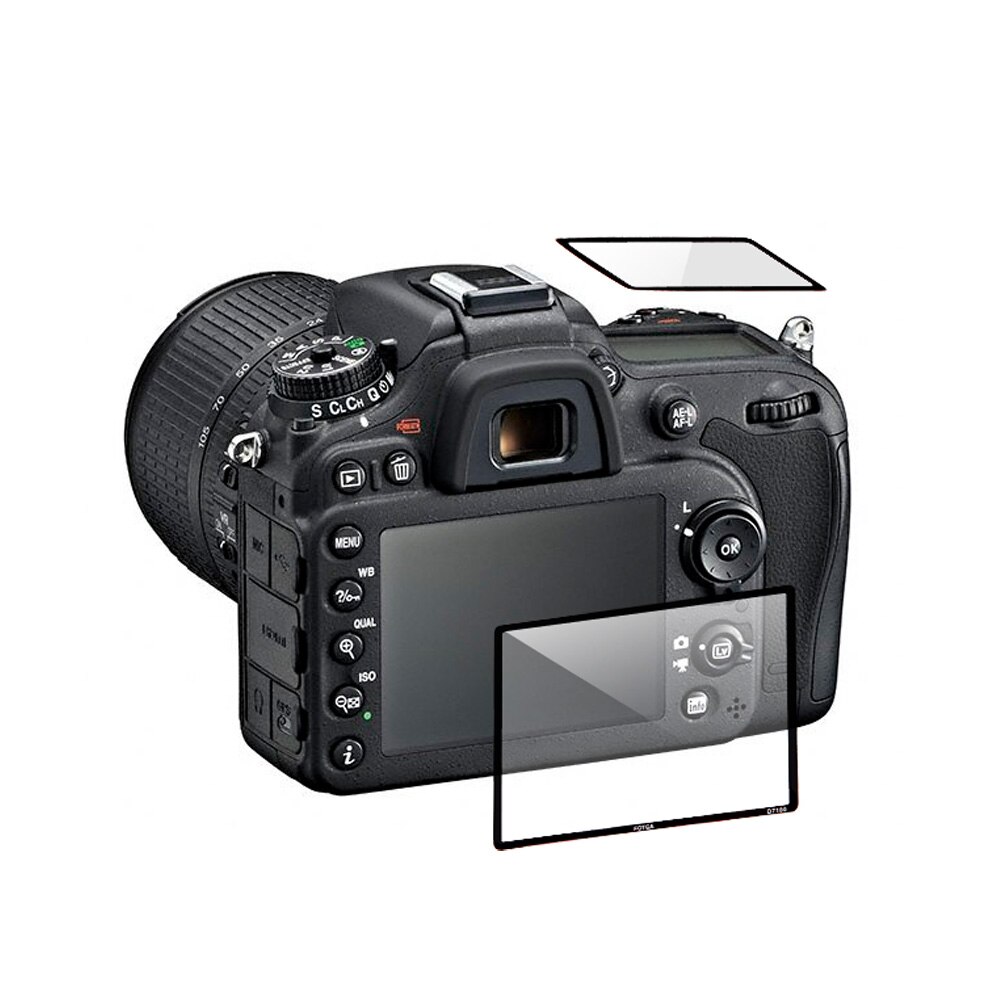 Fotga LCD Optical Glass Screen Protector for Nikon D7100 DSLR Camera