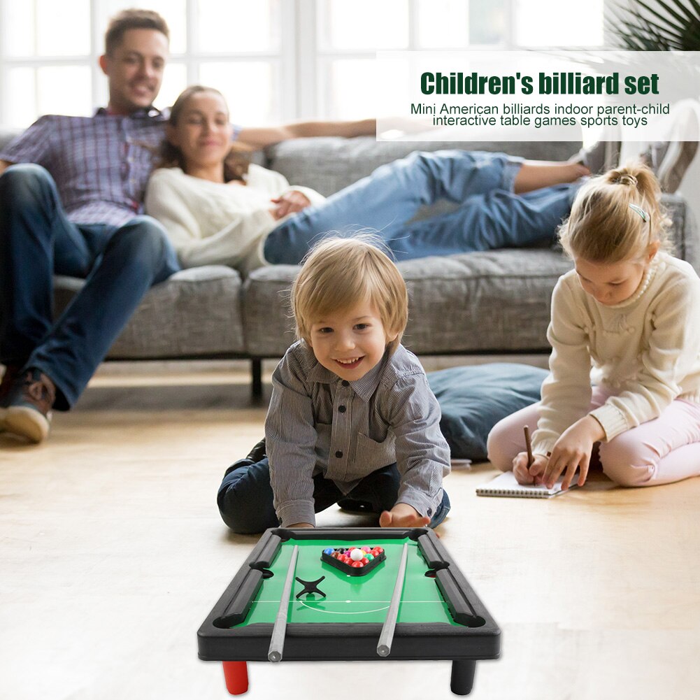 Mini billard ensemble de jouets maison fête Parent enfant jeu d'interaction jouets éducatifs abletop ensemble de piscine Famil partie billard jeu