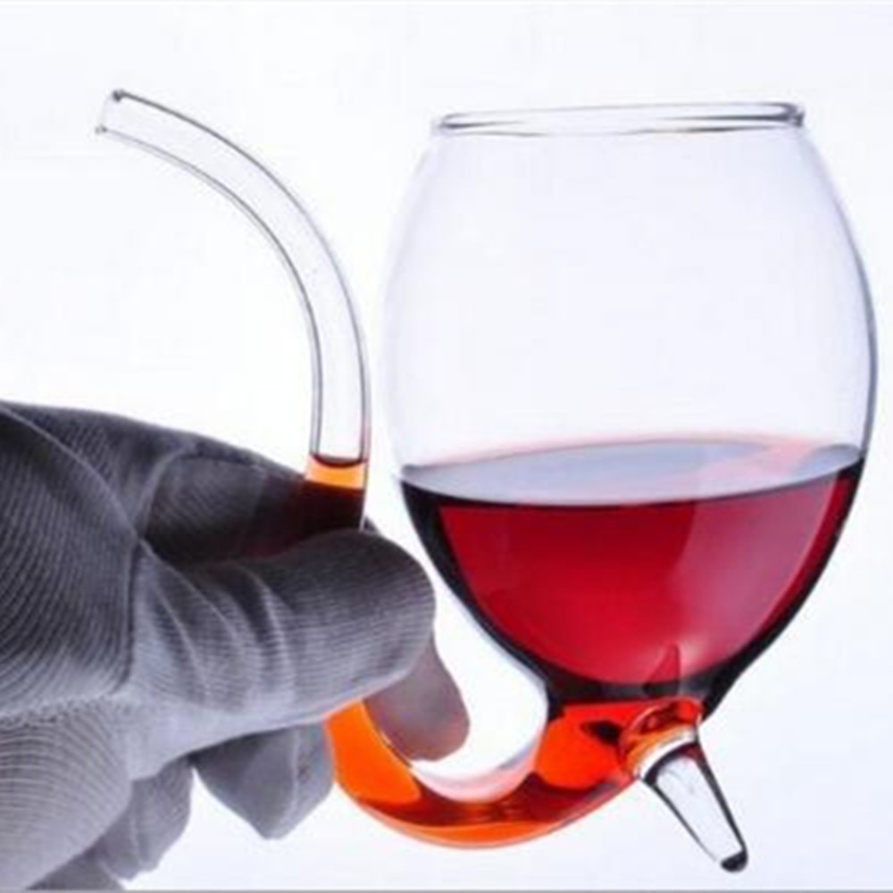 Beger glass krus med sugerør til kald drikke hjemmebruk og fest natt bar drikke vin glass juice glass ekorn kopp