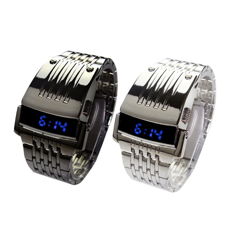 Men's Binary LED Digital Wrist Watch Father's Day FEA889